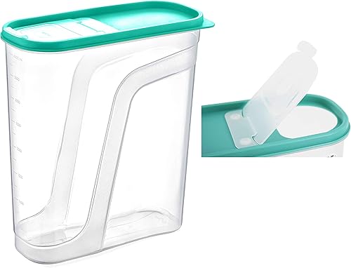 Miniatura 4 de Uniware Contenedor de plástico libre de BPA para almacenamiento de alimentos (6 litros (6.3 cuartos de galón), 1 paquete