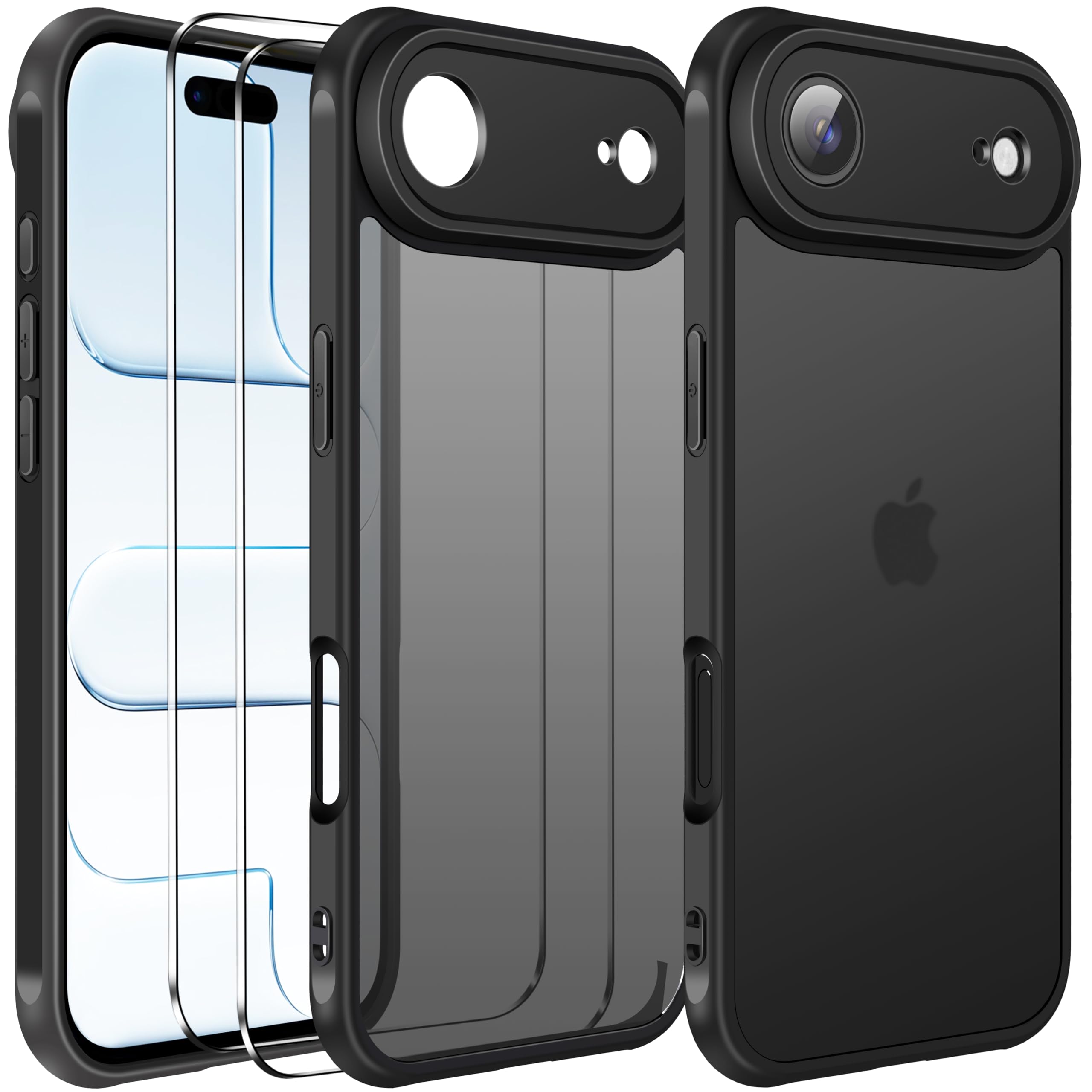 ivoler Clara Funda para iPhone 17, con 2 Piezas Cristal Templado, [Protección Militar] Anti-Amarillo Carcasa Antigolpes Bumper Case Cover - Transparente — view 121