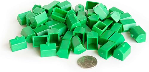 Miniatura 1 de Hoteles de plástico: Hotel de reemplazo de juego de mesa de color verde (edificios de ciudad y ciudad en miniatura de colores, piezas de juego de