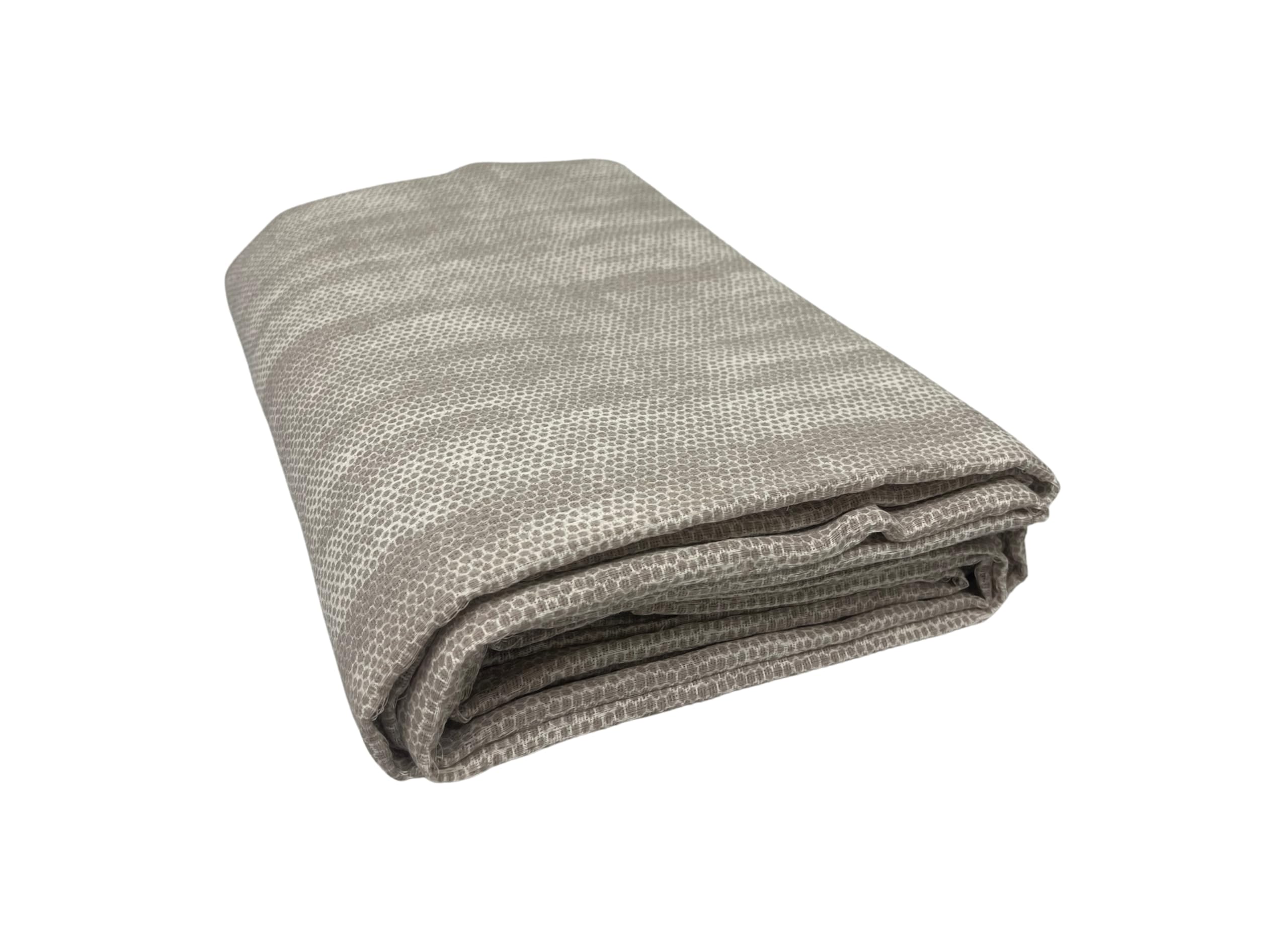 BIANCHERIAWEB Copriletto Tessuto Piquet Primavera Estate in 100% Cotone Disegno Bon Bon Matrimoniale Beige