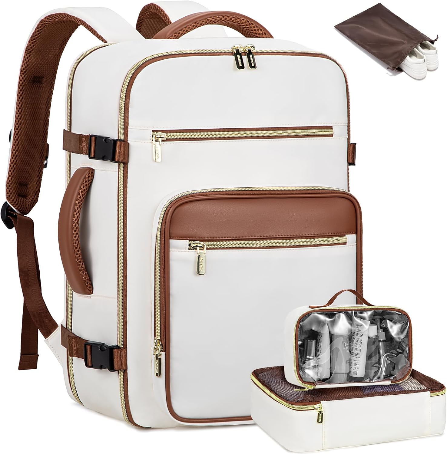 LOVEVOOK Carry On Travel Backpack For Women Flight Approved