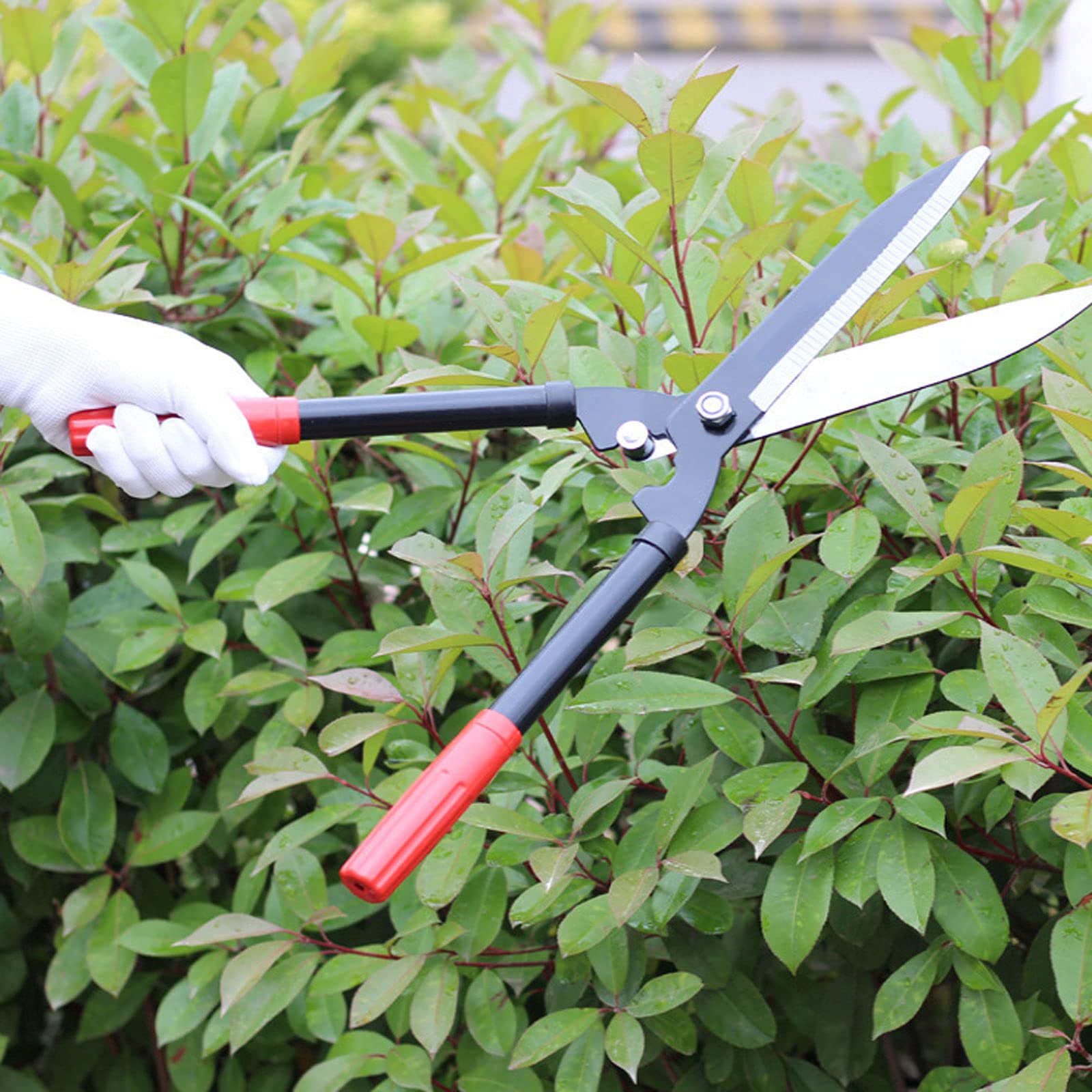 Heckenschere Gartengeräte Garten, Klinge Starke Aluminiumgriffe Manuelle Heckenschere Zum Beschneiden Von Rabatten Formgehölze Buchsbaumgräser,