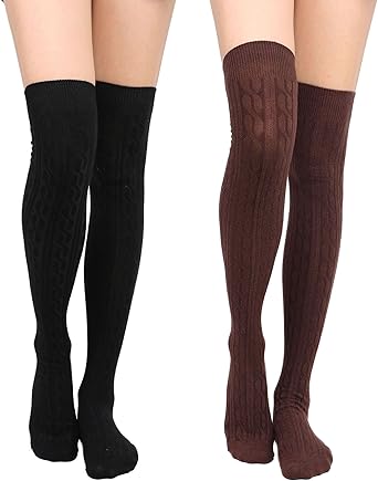 Over the knee black stockings Clearance