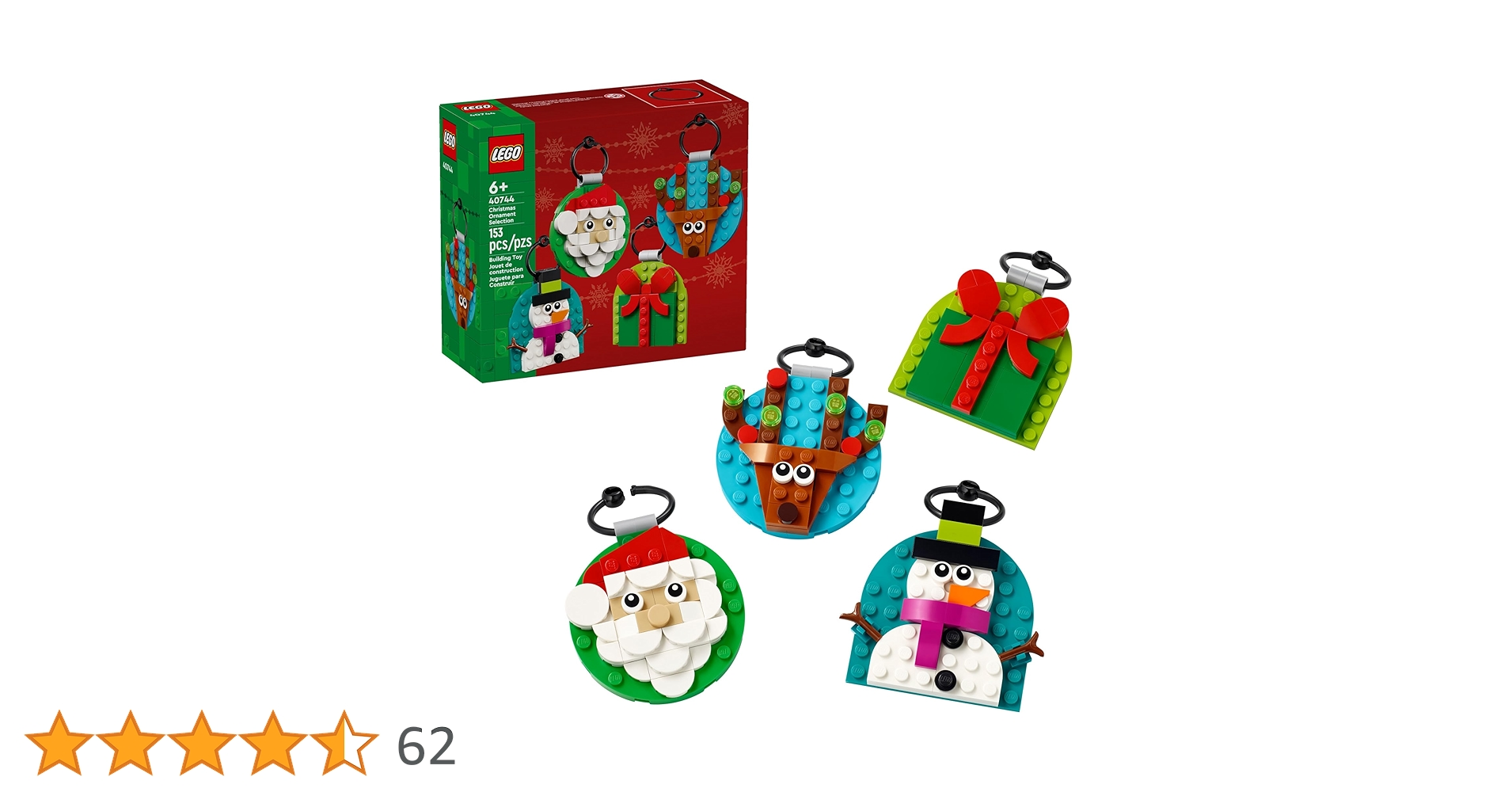 DETO３箱セット LEGO Christmas Ornament Selection Building Toys - Holiday