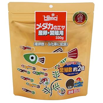 キョウのメタモン Amazon.co.jp: キョーリン メダカのエサ 産卵繁殖用 330g