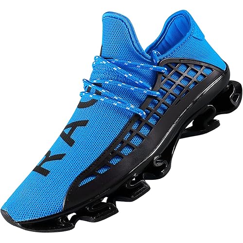 DUORO Mens Slip On Road Running Shoes Breathable Lightweight Comfortable Walking Shoes Athletic Gym Tennis Shoes for Men