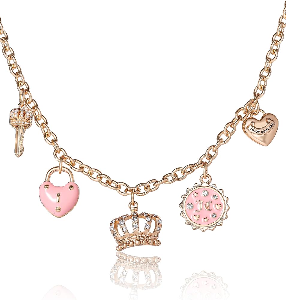 Amazon.com: Juicy Couture Charm Necklace for Women, 18