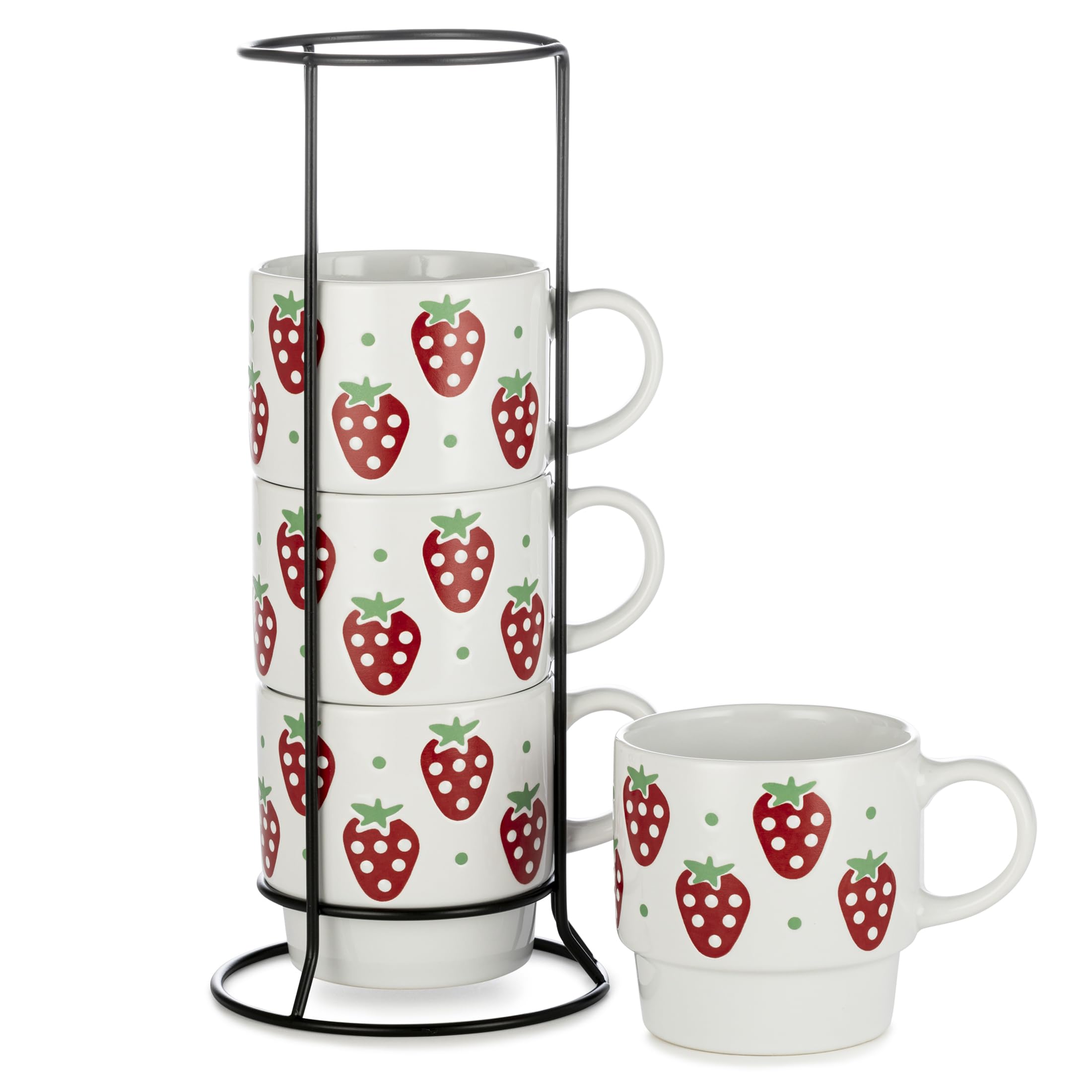 Amazon.com: Signature Housewares Stackable Coffee Mug Tower Set