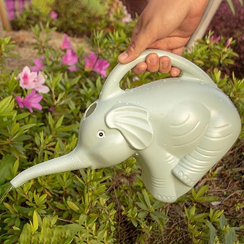 Miniatura 5 de Regadera de elefante con boca larga, regadera de animales, lata de agua de boquilla larga, regadera decorativa para regar plantas, frutas, flores