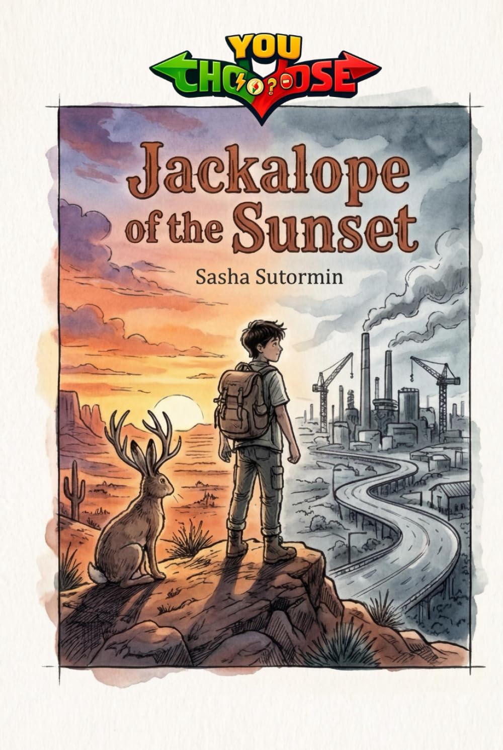 Jackalope of the Sunset: An interactive power to choose adventure where you say which way the story goes, as every choice and every artifact helps ... in a choose your own interactive adventure)