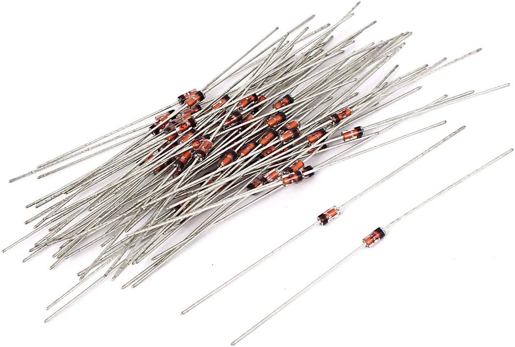 axia-l Lead Diodes Zener Diodes Voltage Regulator 1/2W Schottky Diodes 3.6V 68pcs