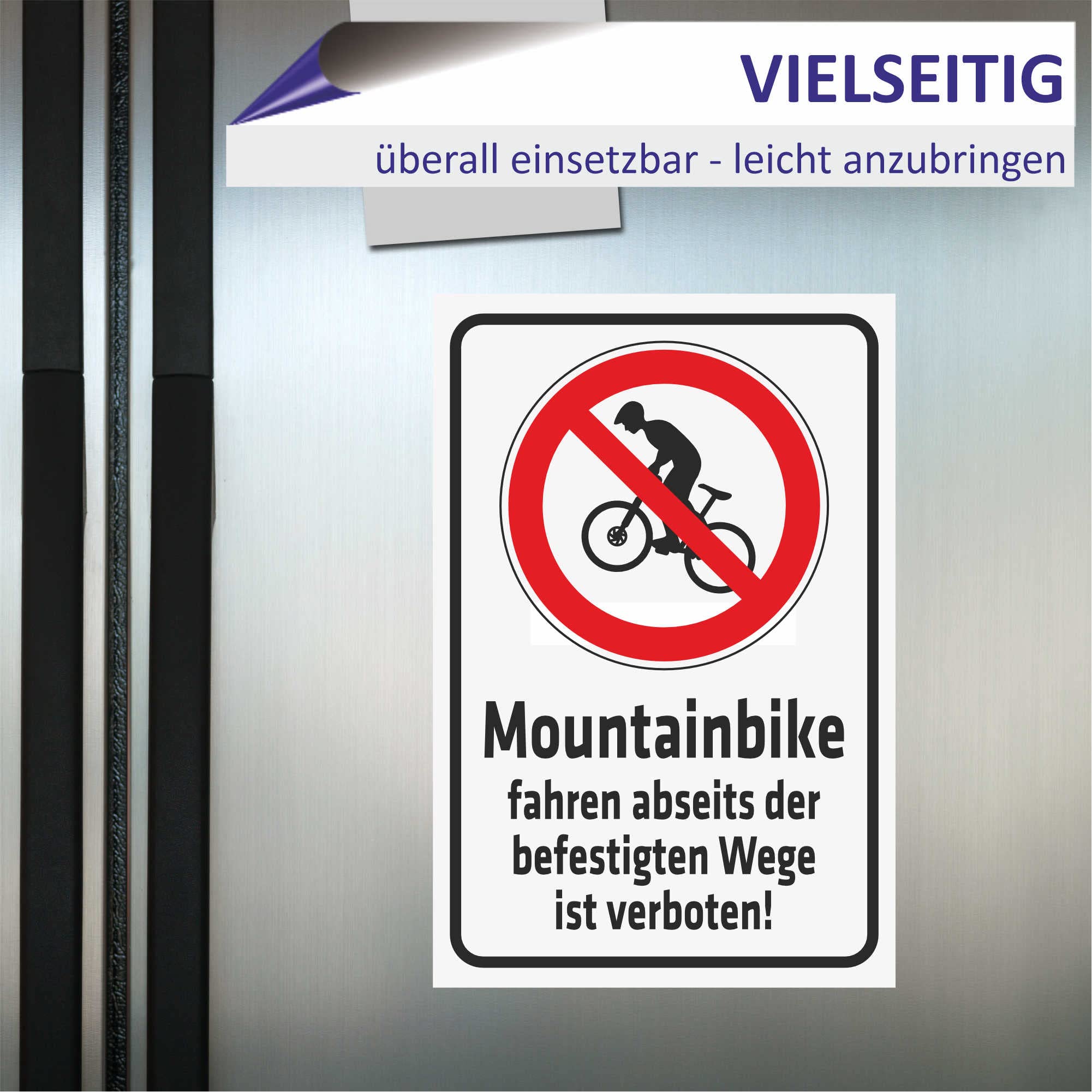 mountainbike beschilderung Indigos UG Aufkleber Fahren abseits der befestigten Wege ist verboten 400x300 mm Hotel, Firma, Schutz, Kita, Arzt, Praxis, Wohnung Sicherheit Warnung Baumarkt comparable Lens Type & Rush Options:Polycarbonate with Standard Non Glare & Transitions Brown SHIMANO SHIMANO Fahrradschuhe XC302W