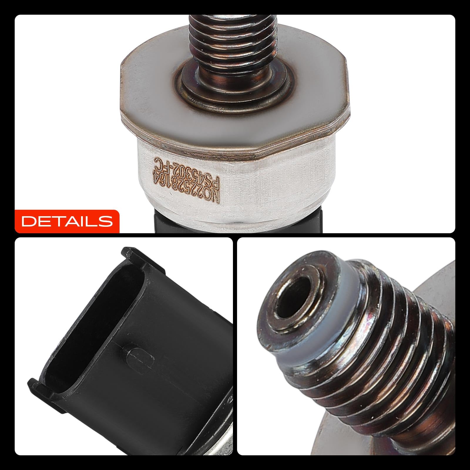 Frankberg Sensore pressione carburante 3-Poli Compatibile con Astra J CaR.A.Van P10 Meriva B MPV S10 Astra J P10 Replace# 45PP3-2