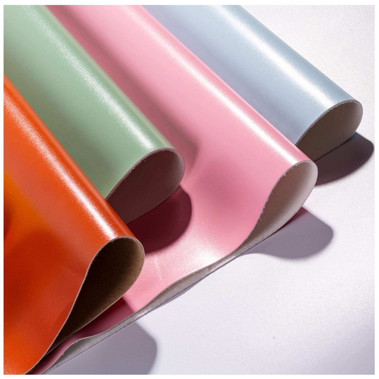 Piel sintética gris oscuro de 0,8 mm de grosor, tapicería de vinilo de piel sintética, tela de poliuretano, ignífuga, impermeable, material de artesanía de piel sintética, 138 cm de ancho (tela