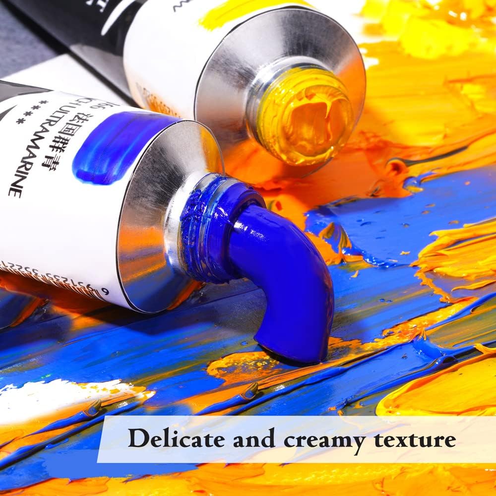 Paul Rubens Artist Oil Paint,18 Vibrant Colors with Great Lastfastness, 60ml Large Capacity Tubes, Oil Paint Set Supplies for Artists, Students, Beginners