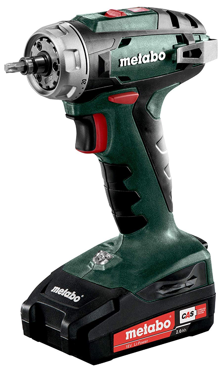 Metabo 602217880-18 quick set b ah 18v trapano cordless / 2.0, officina mobile,