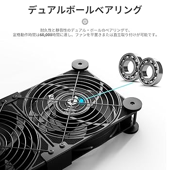 ファンファレ　 2箱セット Amazon | Novonest 冷却ファン 静音 ミニファン 扇風機小型