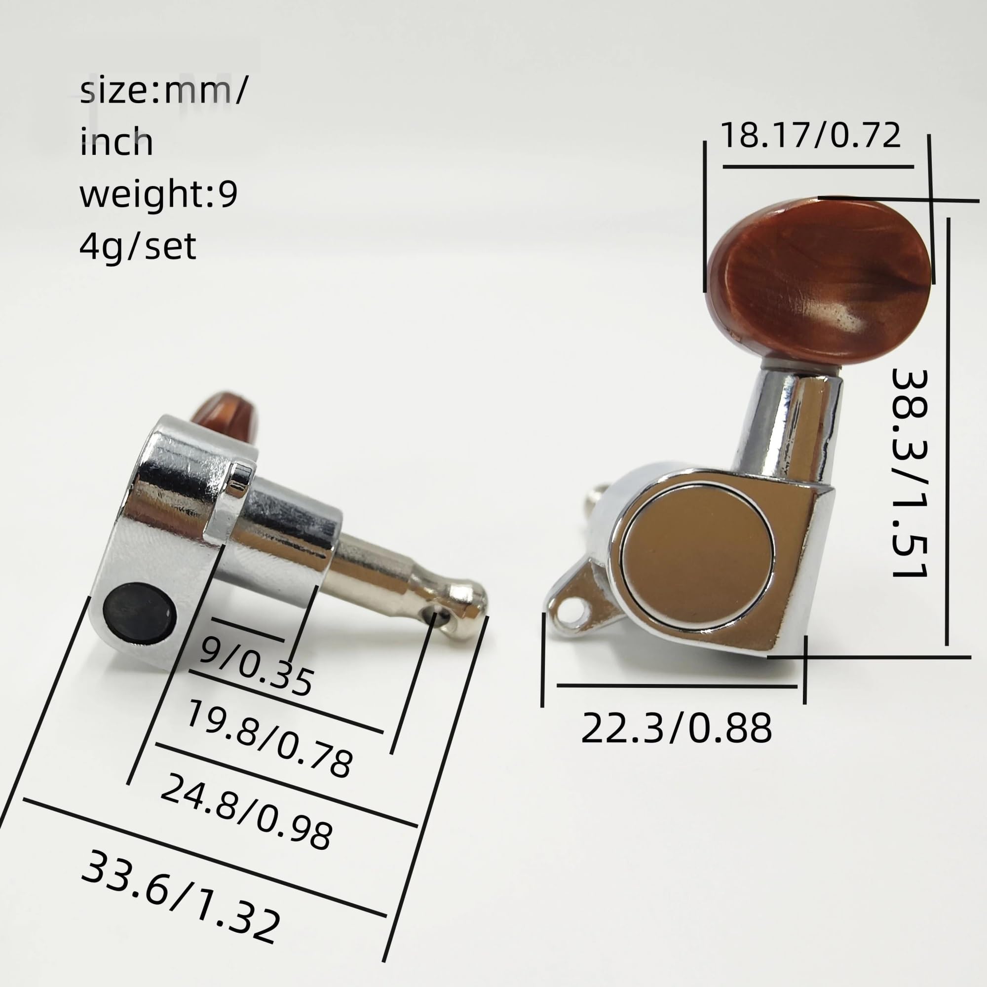Zestaw Kluczy Gitarowych Mały Zestaw Lalek Do Strojenia Gitary Z Czterema Strunami I Krótkimi(Brown)