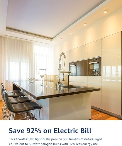 Miniatura 4 de LE - Bombillas LED GU10, equivalentes a halógenas de 50 W, no regulables, repuesto de bombilla LED para iluminación de riel empotrable, 3 W, 350lm,