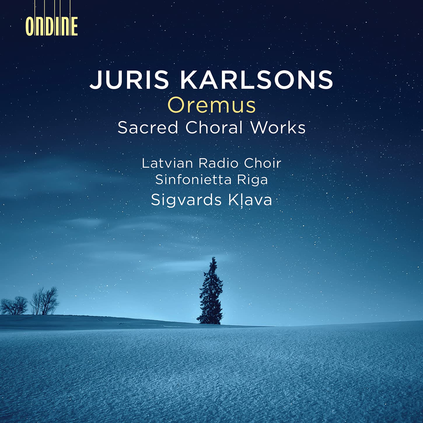 Latvian Rc / Sinfonietta Riga Juris Karlsons: Oremus - Sacred Choral Works CD Ne