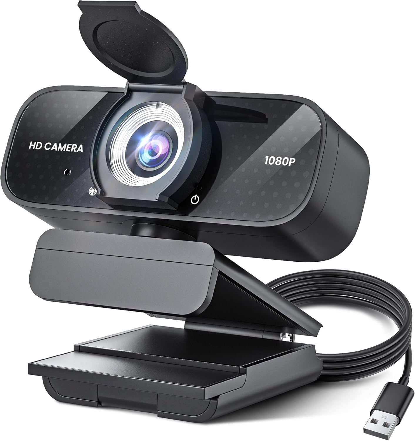 Full HD Webcam with Built-in Microphone