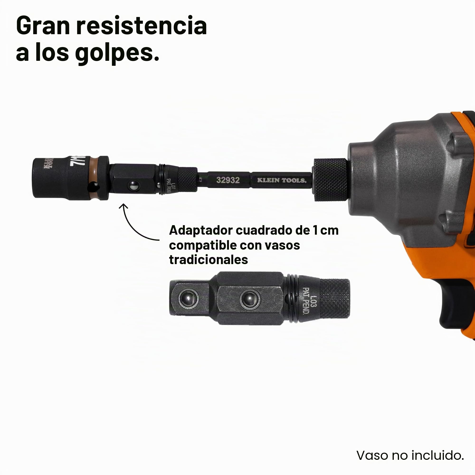 Klein Tools 32516HD KNECT - Destornillador híbrido 16 en 1 con clasificación de impacto, magnético, enchufe abatible, 11 brocas, 2 destornilladores de tuerca, adaptador cuadrado de 3/8 pulgadas