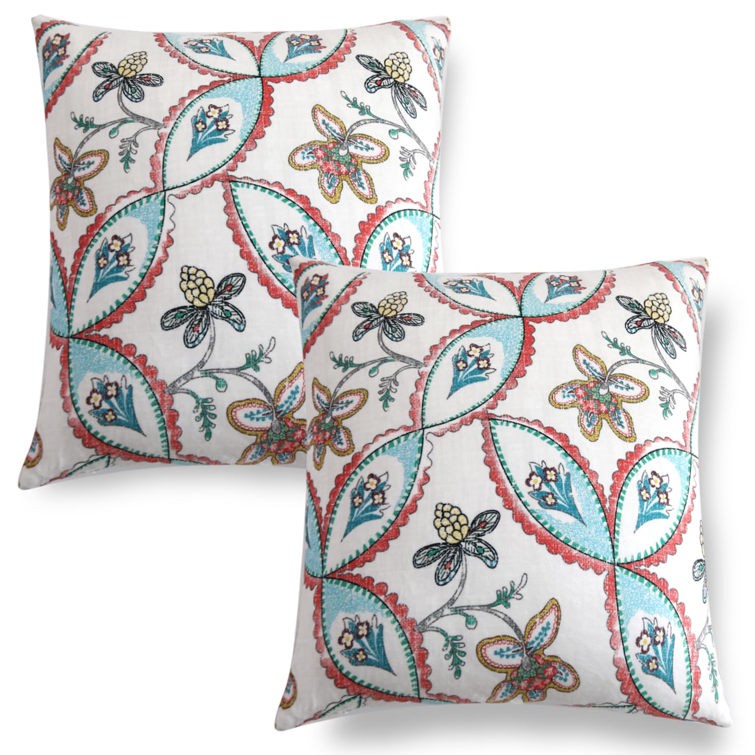 Velvet Cushion Covers - Amber Serene Flora -8