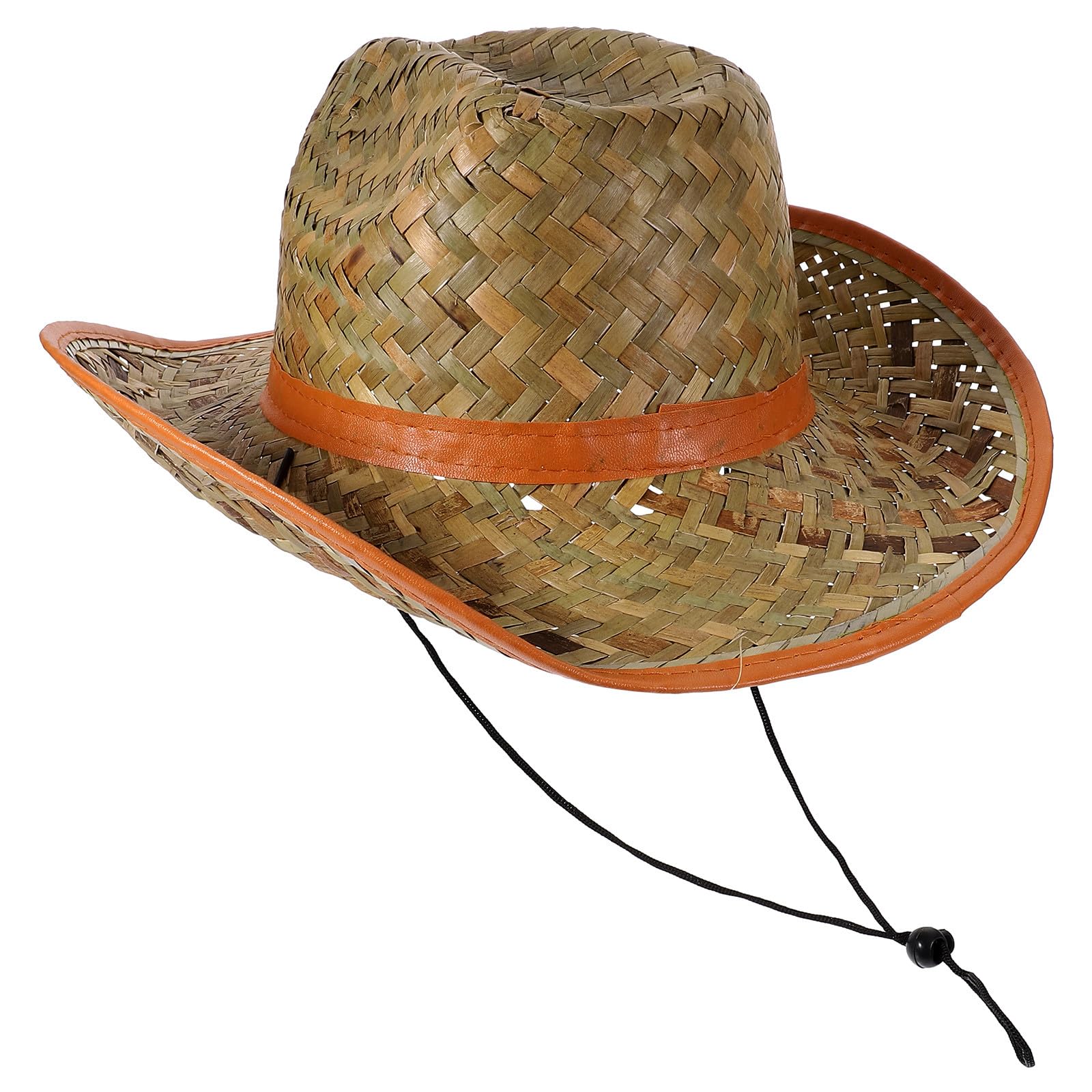 Chapeau de soleil en paille pour hommes idéal sorties parc et plage - 8