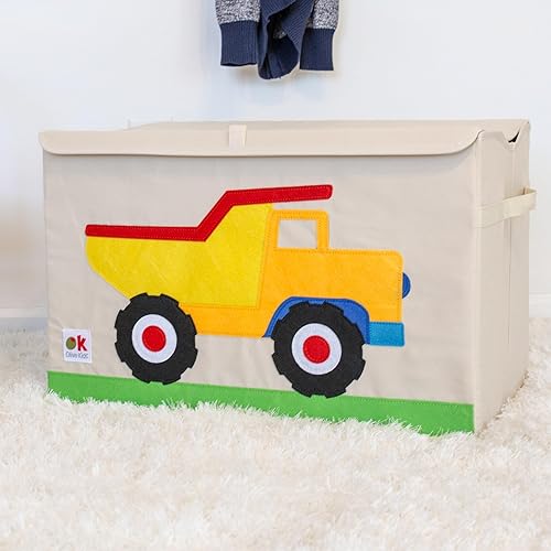 Miniatura 2 de Wildkin Cofre de tela para niños y niñas, mide 24 x 15 x 14 pulgadas, almacenamiento de juguetes, cuenta con mango con garterizado e inserto de