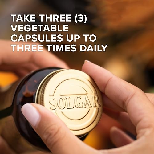 Miniatura 3 de Solgar L-Glutamina 500 mg - 100 cápsulas vegetales - Alimento muscular natural - Sin OMG, vegano, sin gluten, sin lácteos, Kosher - 33 porciones