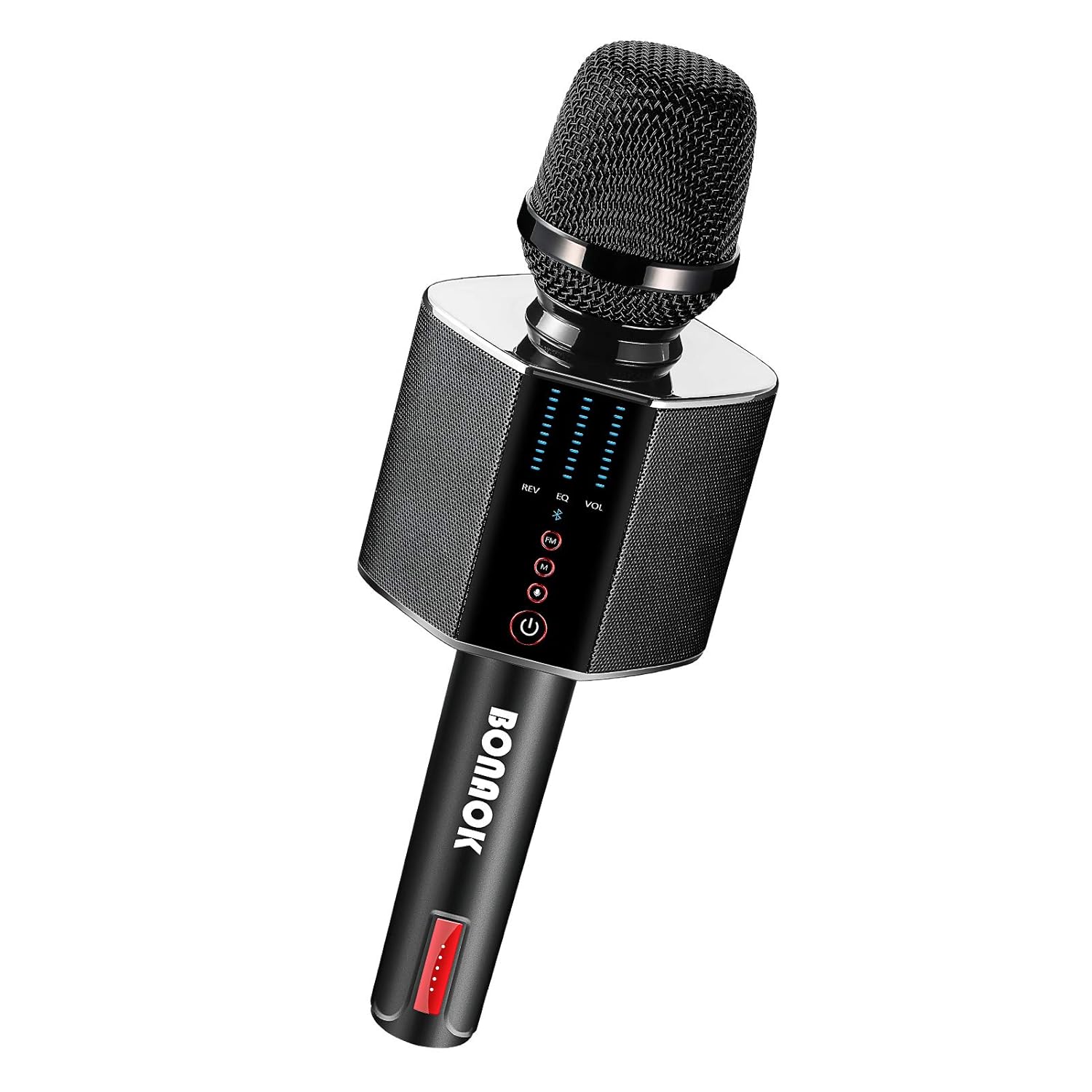 BONAOK Karaoke Microphone, Portable Wireless Bluetooth Karaoke Mic