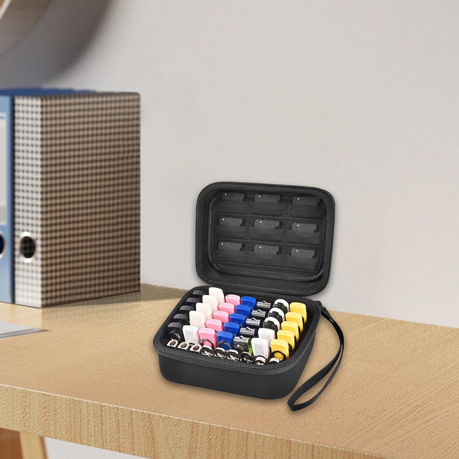 MagiDeal USB Flash Drive Case,Memory Cards Storage OrganizermShockproof,Compact,Accessories Protective Case Memory Cards Case