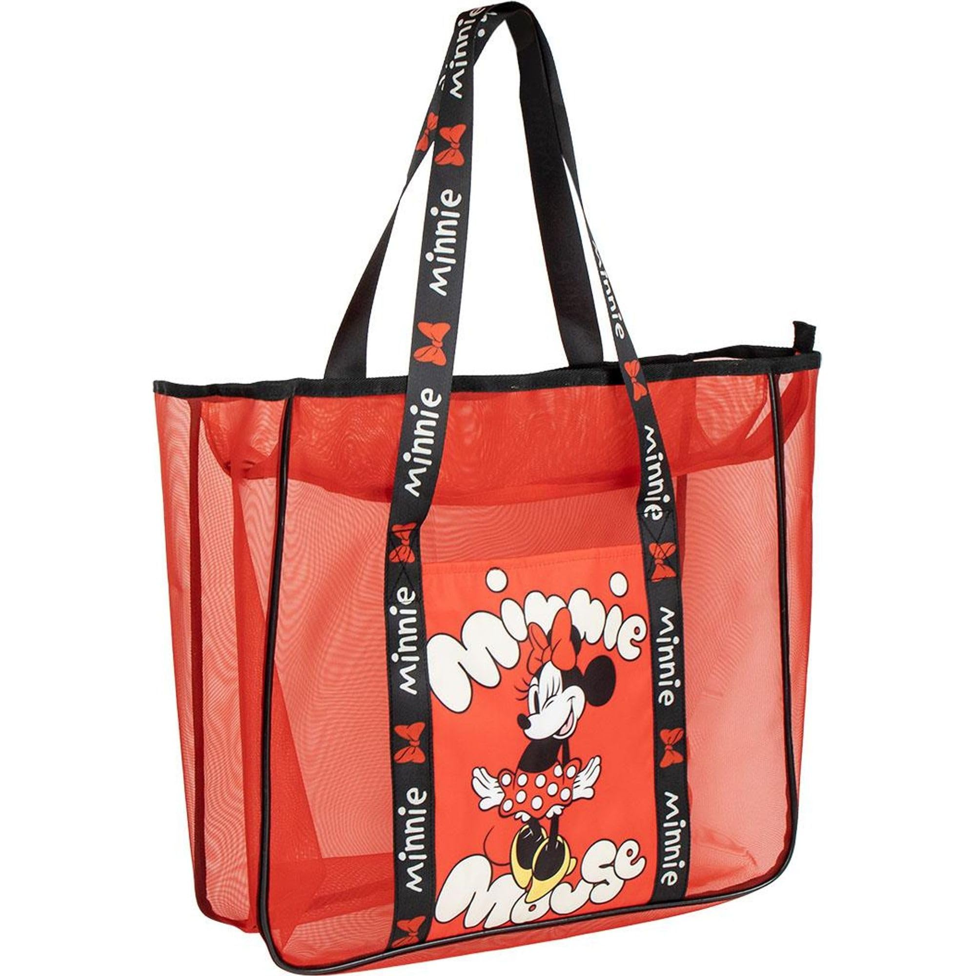 CERDÁ LIFE'S LITTLE MOMENTS Large and Sturdy Modern Design, Summer and Holidays with Your Minnie Beach Bag, Premium Unisex Kids, Medium, Premium Minnie, Medium