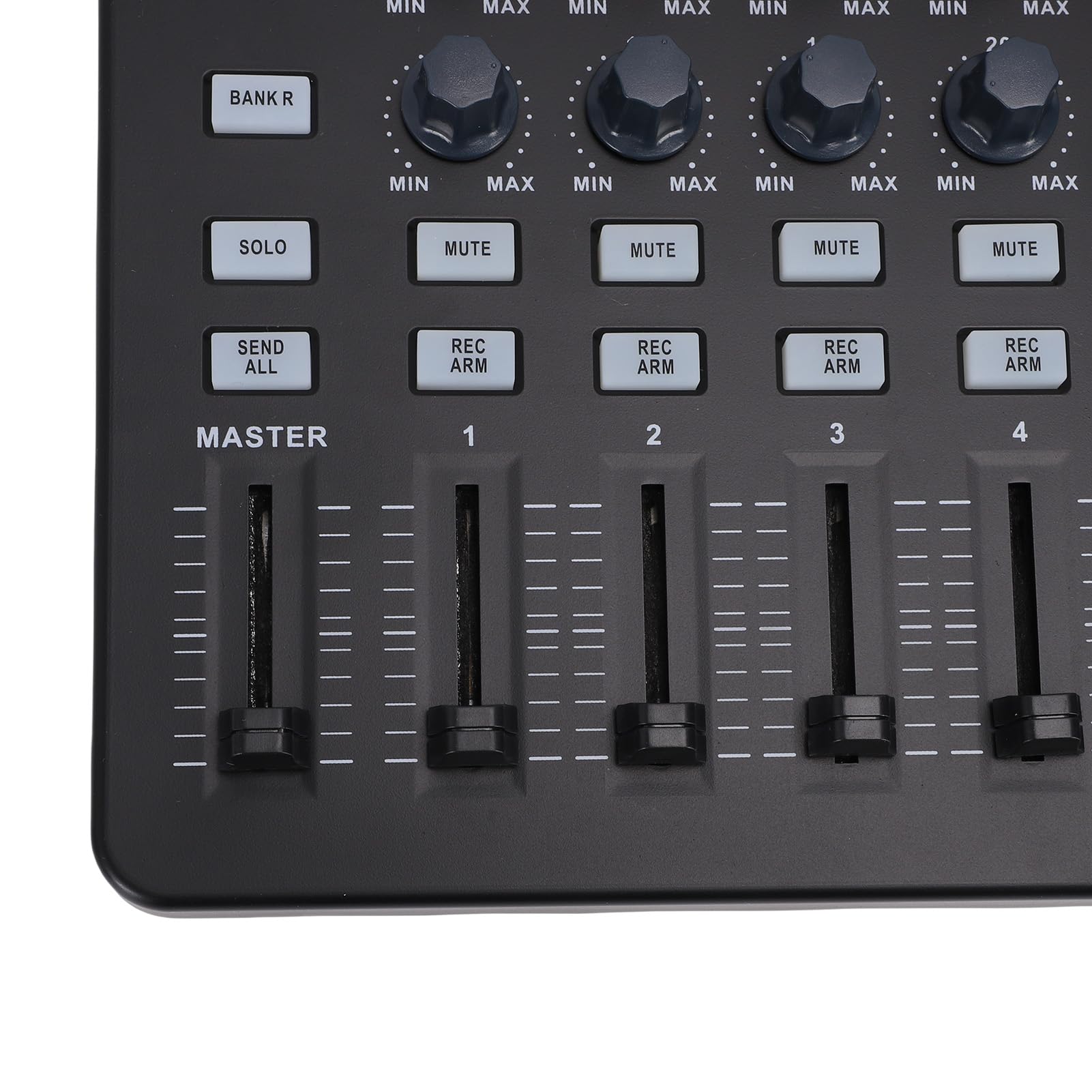 Controlador de Teclado MIDI, 24 Perillas Asignables, 9 Atenuadores, 18 Botones Programables con Sincronización con un Toque para Estudio Grabación de Producción Musical