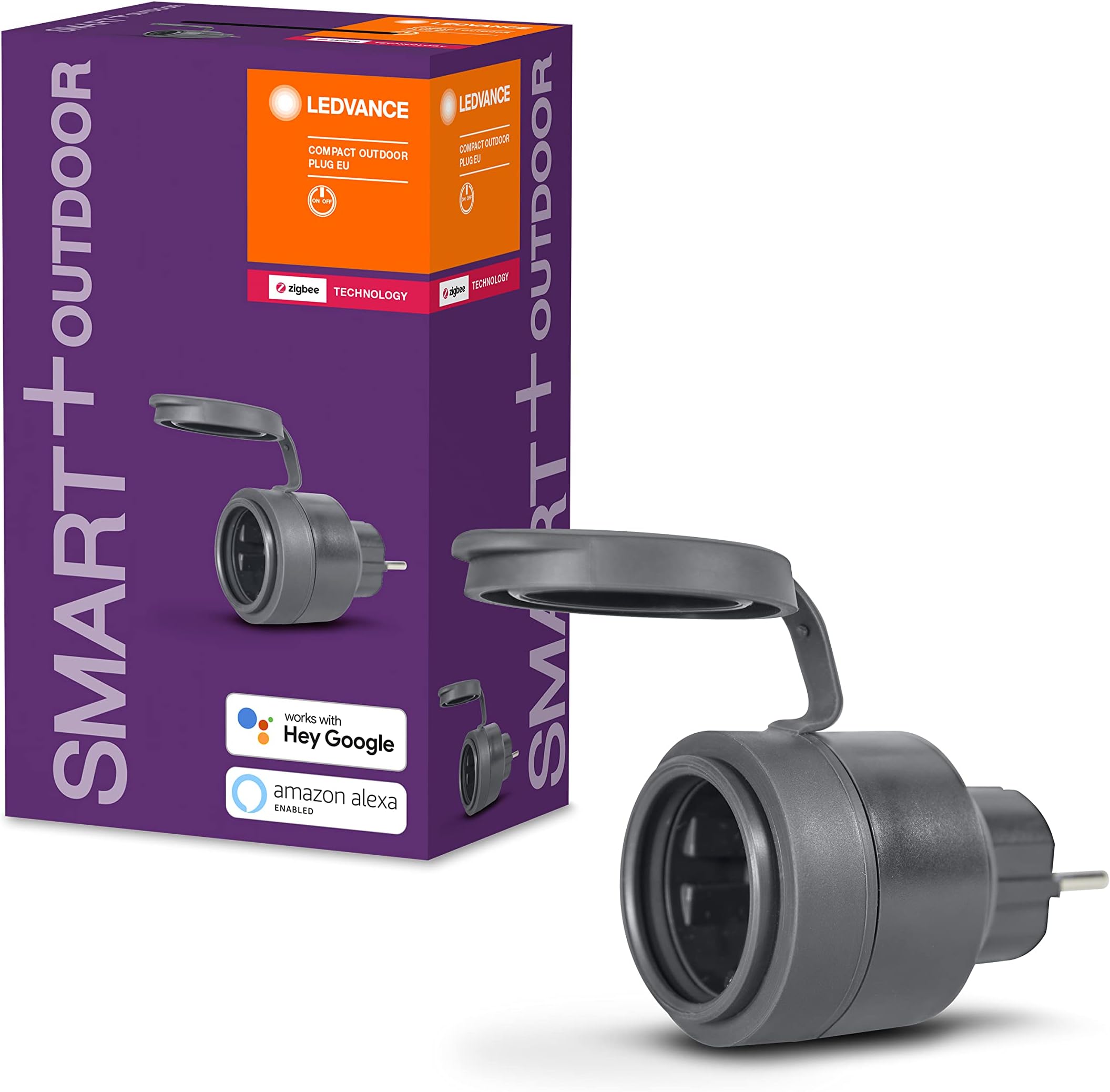 LEDVANCE Smart+ Outdoor Plug, ZigBee schaltbare Steckdose, für die ...