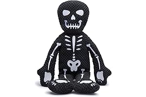 fabdog Floppies Plush Dog Toys - Cute Holiday-Themed Squeaky Dog Toy -...