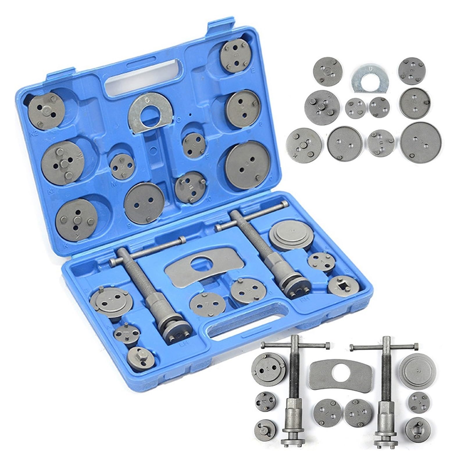 1/13/22PCS Car Disc Brake Pump Caliper Removal Piston Adapter Compressor Set Repair Tools Accessories(13Pcs-B-Style)