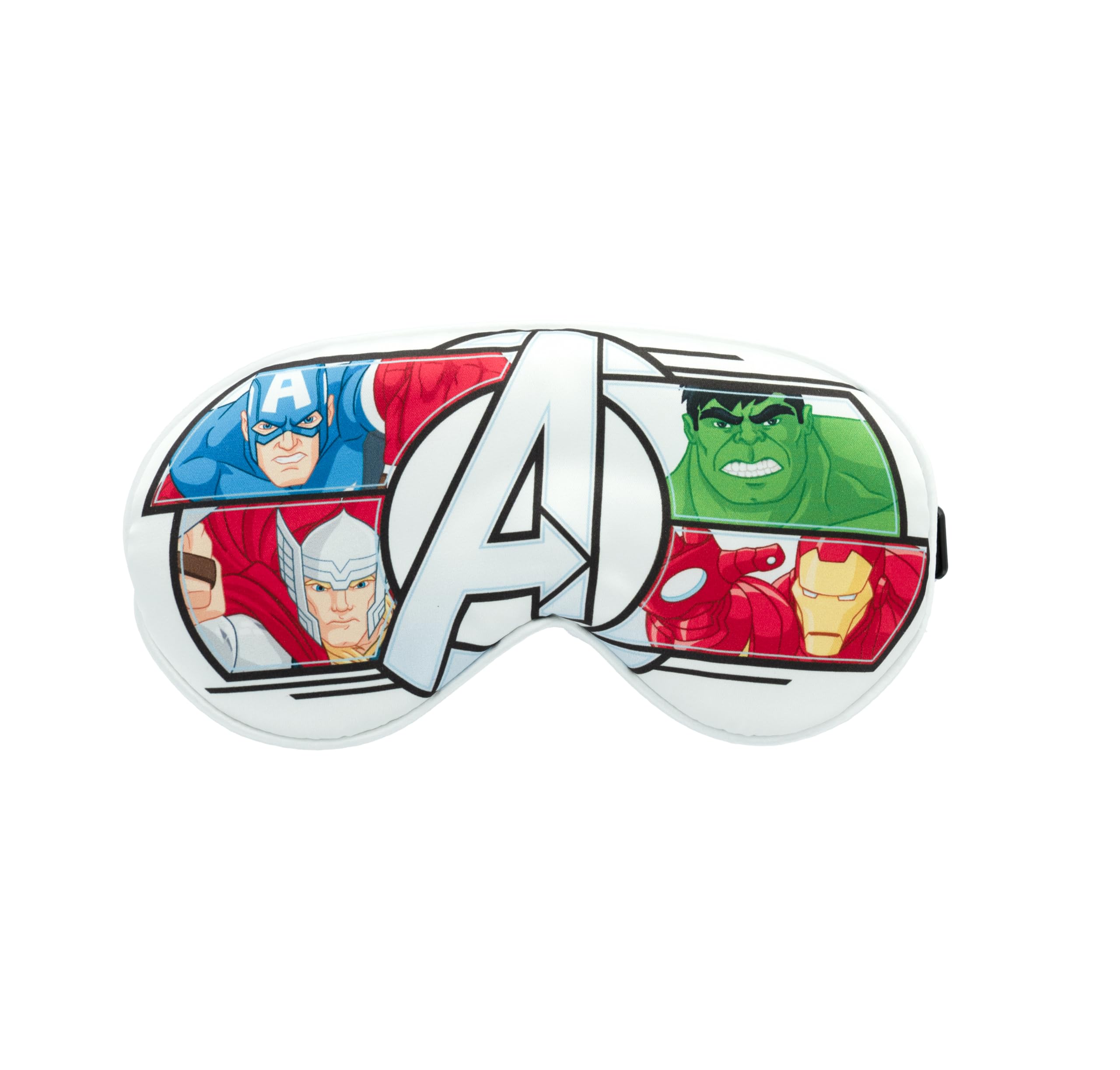 MARVEL - Mascarilla de Noche Avengers – Sueño Divertido y Heroico – Suave y Cómoda para Niños – Banda Ajustable para Ojos – Facilita el Sueño – Regalo Oficial Marvel.