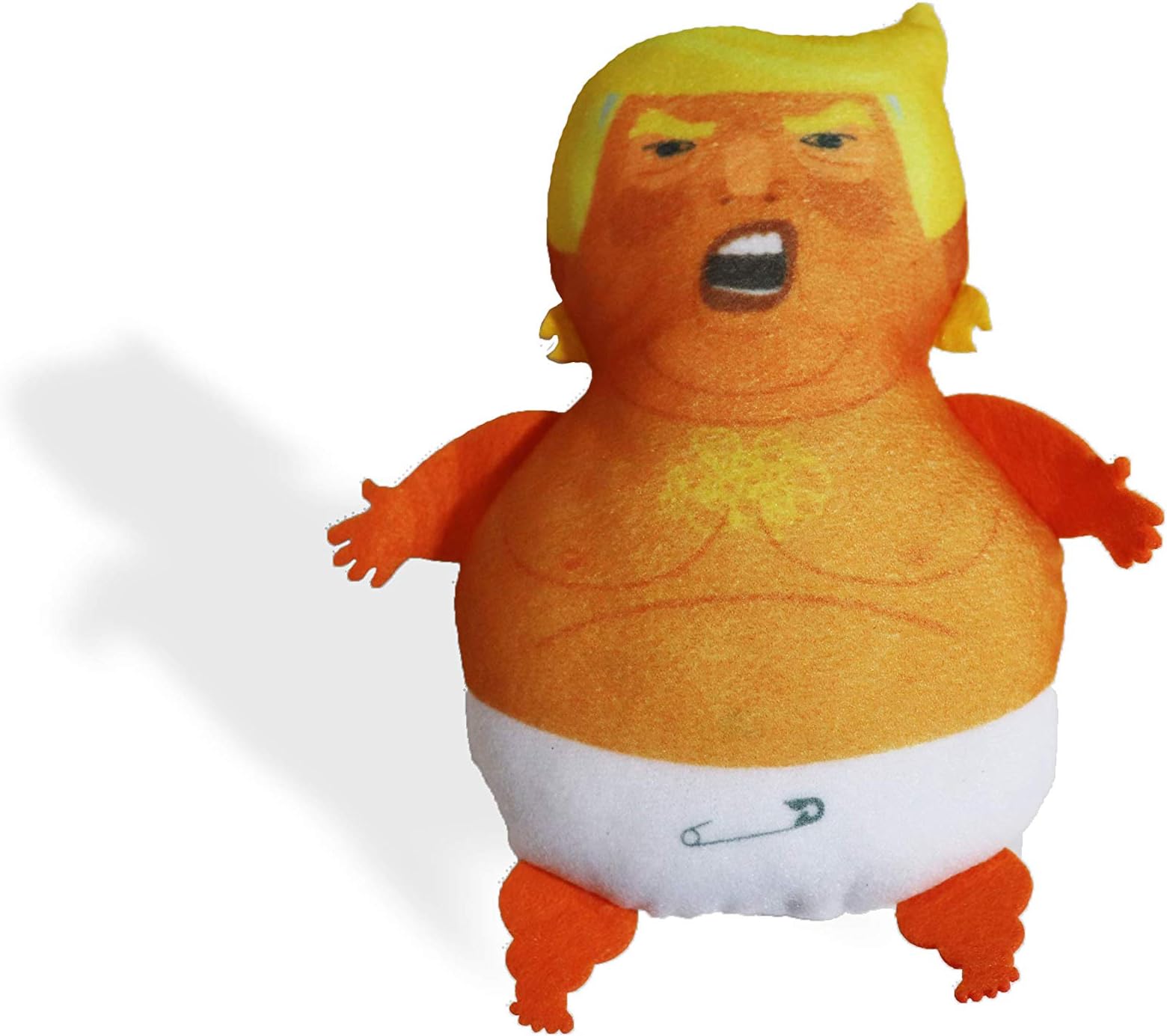 Donny Doll - Baby Donald Trump Blimp Plush Doll - Catnip Trump Toy, Baby Trump. Novelty Toy/Balloon Protest/Cat Toy/Gag Gift; White Elephant; Christmas Shelf Elf