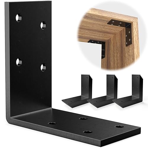 I Bracket Angle Iron 1.5"X3"X3" (15PCS) Galvanized Corner Bracket,L Brackets