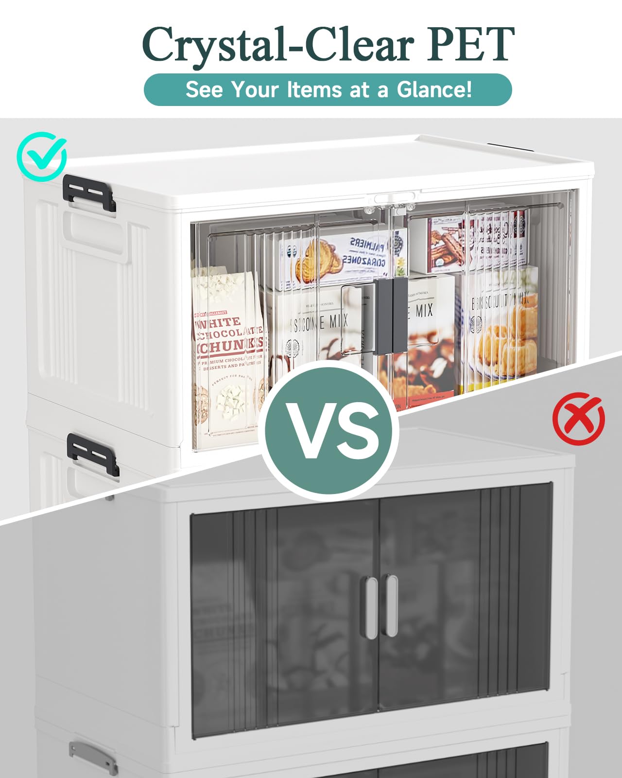 Amazon.com - OlarHike 76QT Lockable Storage Bins with Lids