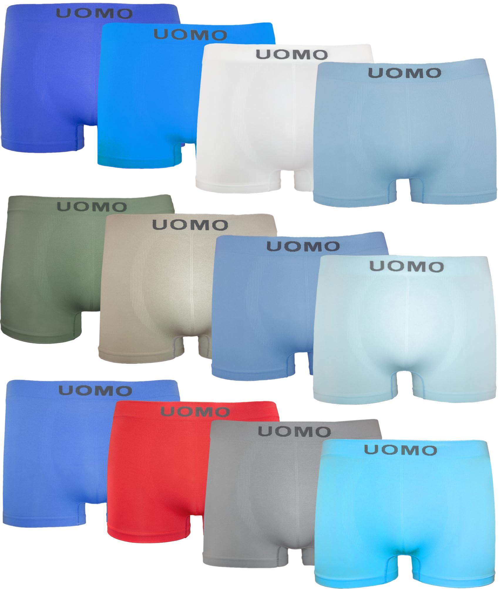 Channo Calzoncillos Niño Boxer Sin Costura UOMO – Pack
