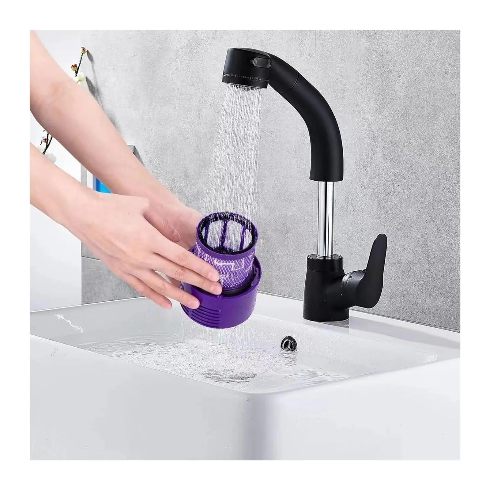 Compatible Con Dyson V10 Filtro Hepa Accesorios Robot Aspirador SV12 Filtro Lavable Repuesto Limpieza Repuestos(8pcs)