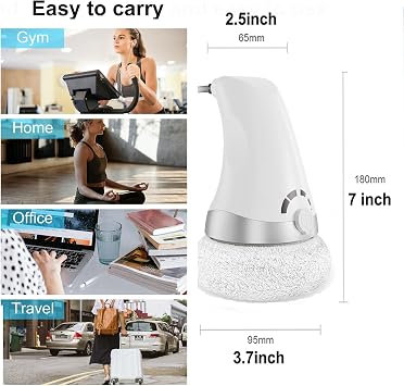 Cellulite Massager Machine - Handheld Body Sculpting Machine for at-Home Contouring, Electric Handheld Cellulite Remover with 3 Washable Pads,Skin Tightening for Belly Waist Neck Buttoc