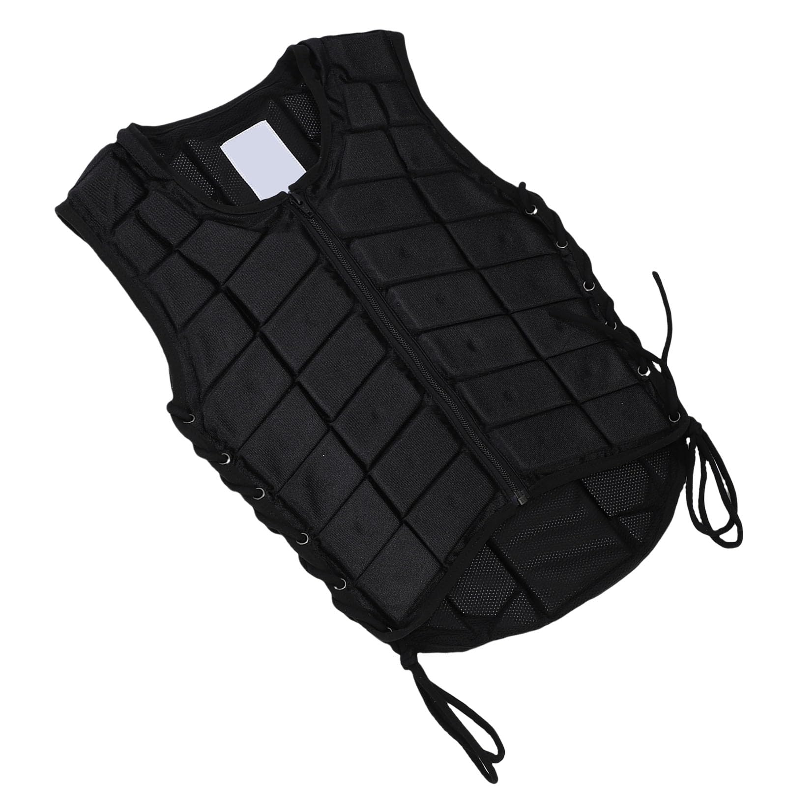 VGEBY Gilet da Equitazione per Cavallo Gilet da Equitazione in Schiuma con Chiusura a Cerniera Corde Laterali Regolabili Assorbimento degli Urti per Ragazzi e Ragazze Adulti Viaggi di Allenamento
