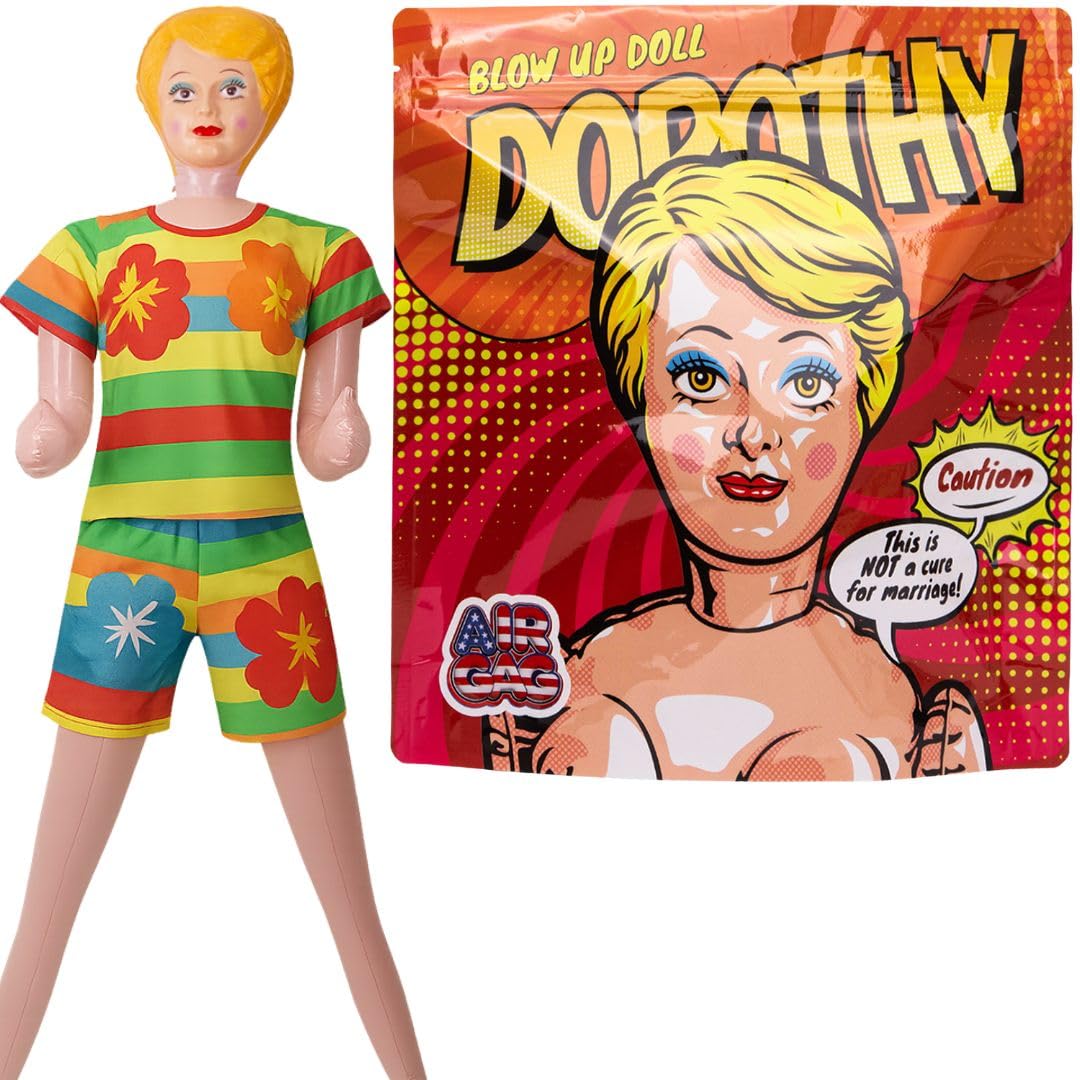 AIR GAG Blow Up Doll – 59 inch Inflatable – Perfect for Gags, Pranks, Party Decorations, and Gifts – Fun and Durable (Clothing Not Included)