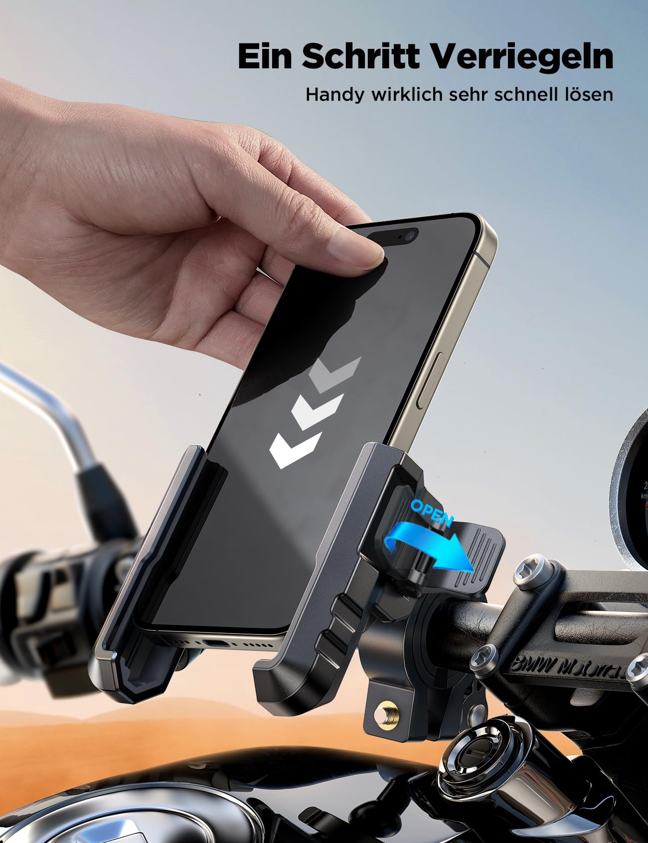JOYROOM Fiets Telefoonhouder, [180 Km/u Wind Anti-Shake