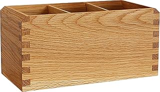 オークヴィレッジ ペン立て 木製 ナチュラル 日本製 国産 天然木 小物 文房具 収納 卓上