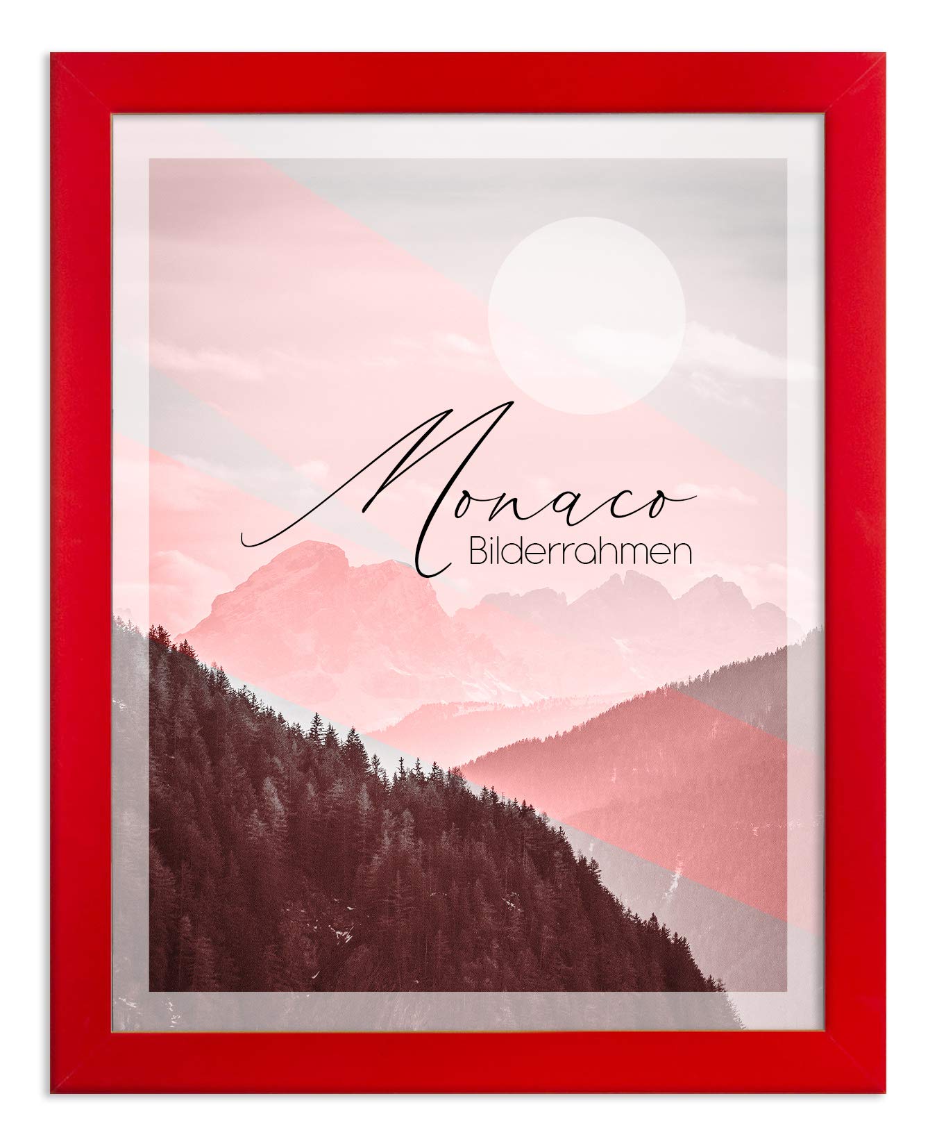 Cadre photo 40 x 50 cm rouge pour encadrer facilement vos posters