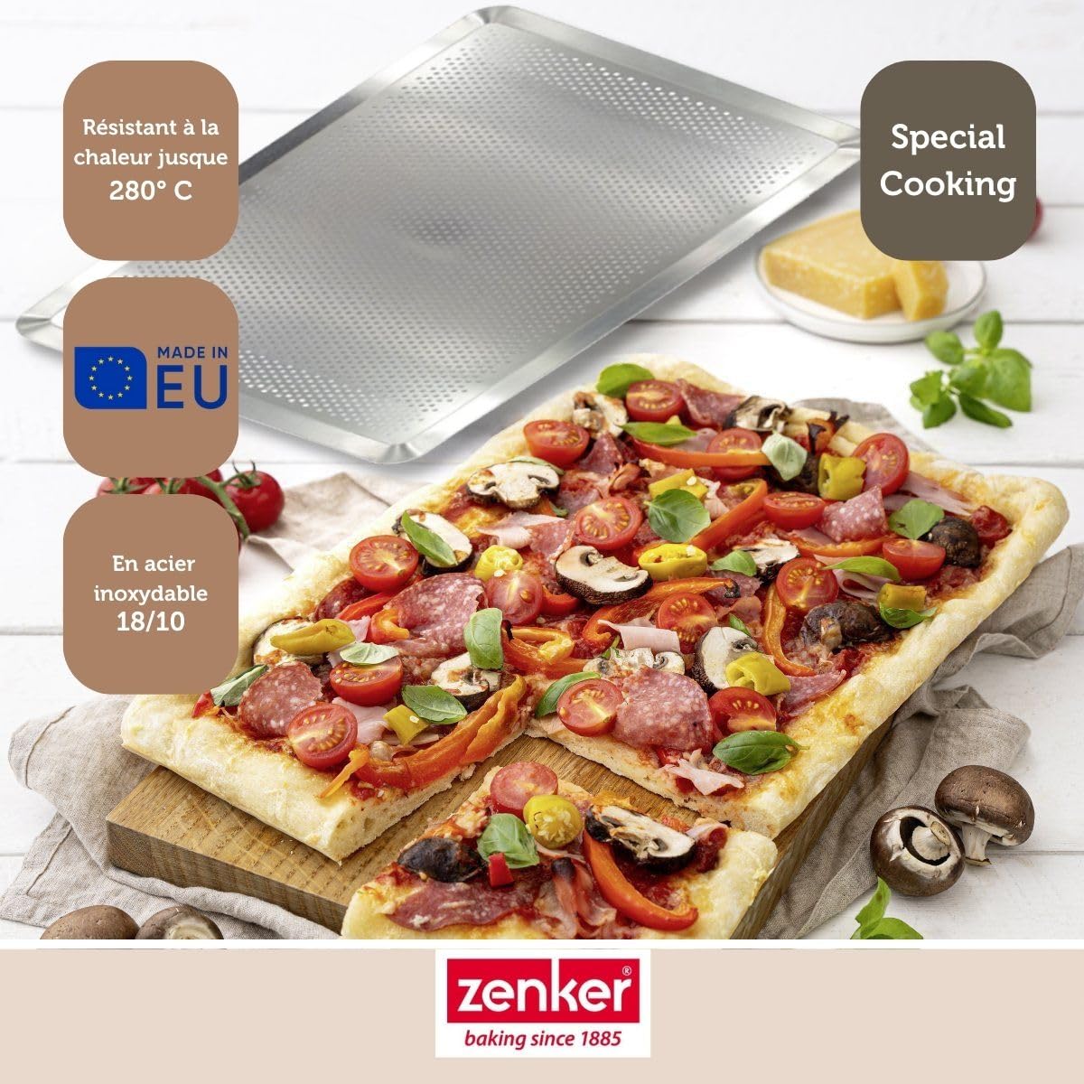 Zenker Backblech 40 x 30 cm gelocht 2er Set